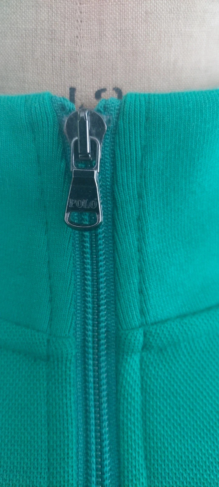 Sweat col camionneur Polo Ralph Lauren vert - Taille M – photo 3